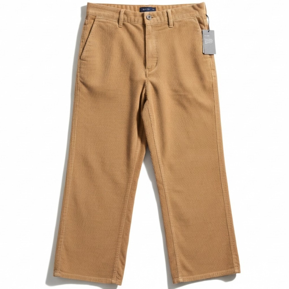 Universal Thread Corduroy Sailor Jeans 17R, Wide Leg, Tan, High Rise, Boho, New